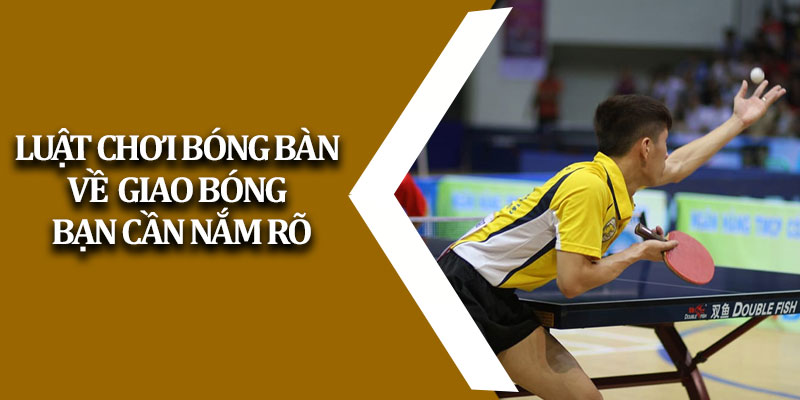 Luật Chơi Bóng Bàn